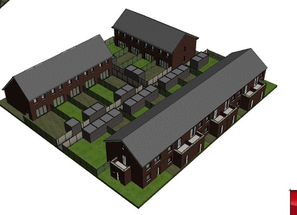Overzicht nieuwbouw Schutboom 