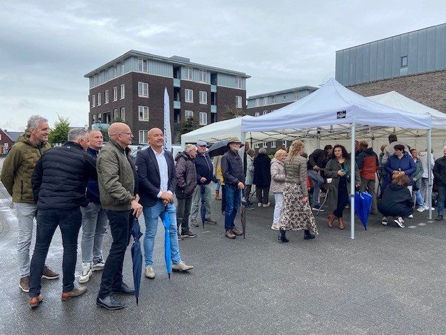 Veel belangstellenden voedseltuin